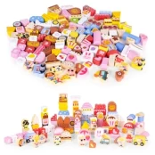 Mokomasis medinių kaladėlių rinkinys Ecotoys. 116 d. kaina