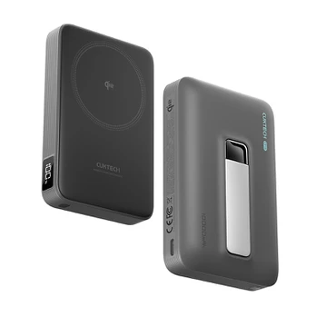 Cuktech WPB100 10000 mAh Qi2 Magnetic Powerbank 30W with Stand - Juodas