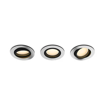 Philips Hue įmontuojamas taškinis šviestuvas Milliskin, 3 vnt.