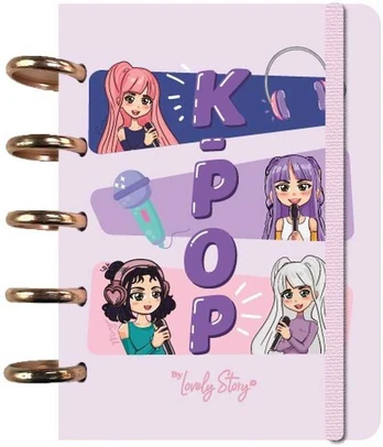 Lovely Story K-Pop Rožinė A6 notebook
