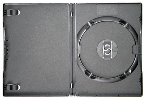 DVD case 14mm Amaray, black | 40388