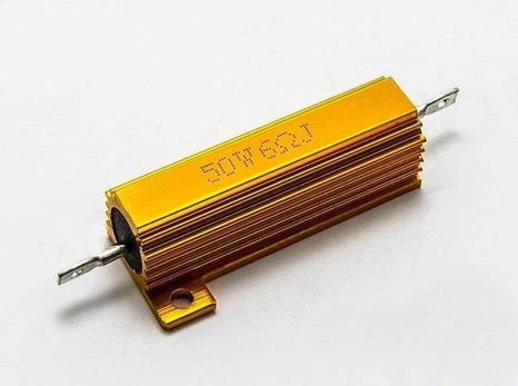 Rezistorius 50W - 6Ohm - aliuminio korpuse - RX24 50W 6R