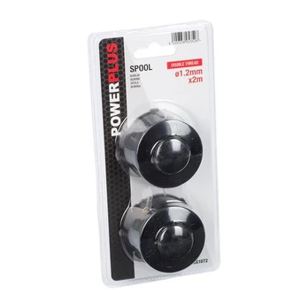 Ritė su lynu Powerplus POWACG1072, juoda sp., 2 vnt.