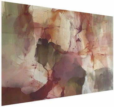 Artgeist Plakatas - Spring Composition - glimmers and forms in watercolor technique