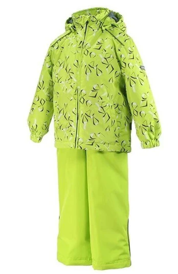 Huppa Komplektas YOKO, lime pattern/ lime