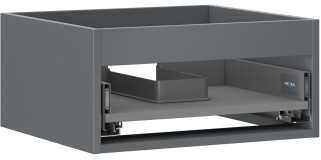 Praustuvo spintelės korpusas Mexen Box-A, 50 cm, 1 stalčius, Graphite matt