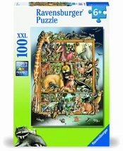 Dėlionė Ravensburger puzzle 100 pc Animals on a Picture Frame kaina