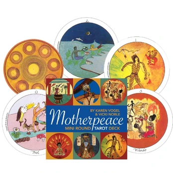 Mini Motherpeace Round Tarot kortos