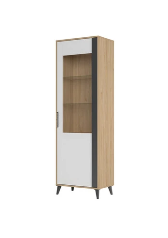 Vitrina Moet 11, balta/ruda