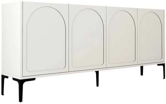 Kalune Design Spintelė Lyon 79 - Kreminis, Juodas