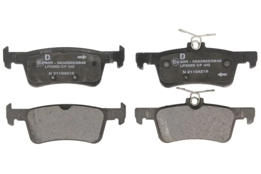 DELPHI LP3369 Brake pad set