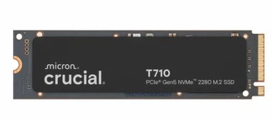 SSDCRUCIALT7104TBM.2PCIe Gen5NVMeWrite speed 13800 MBytes/secRead speed 14900