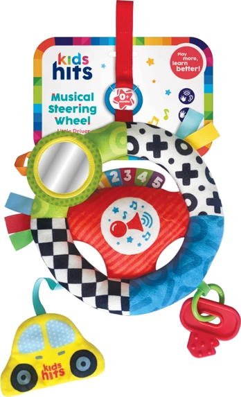 Kids Hits - Musical Steering Wheel, Little Driver (KH57/001)