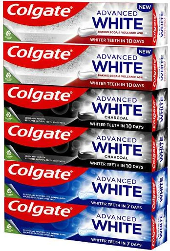 Colgate Advanced Mix Dantų pasta 6 x 75 ml