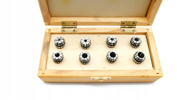 Er16 collet set, 8 pcs.