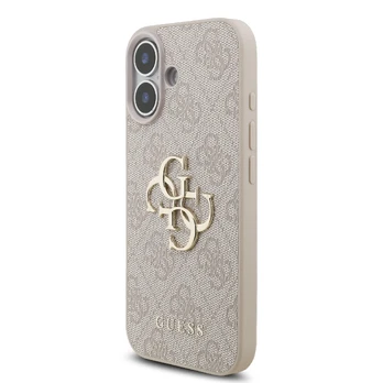 Dėklas Guess 4G Strap 4G Classic Logo do iPhone 17 rožinė