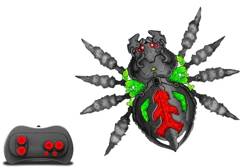 HEX BOTS Wall Crawler Spider nuotoliniu būdu valdomas robotas-voras