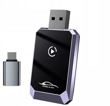 Belaidis CarPlay Android Auto USB adapteris, 2-in-1 WiFi Bluetooth