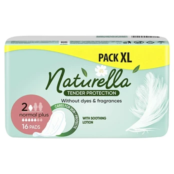 Naturella Tender Protection Normal Plus 16vnt Moterims Vložka
