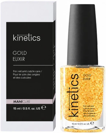 Aukso eliksyras nagams Kinetics Golden Elixir KGC03, 15 ml