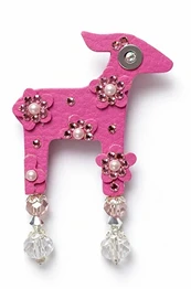 Mini brooch doe Tulip