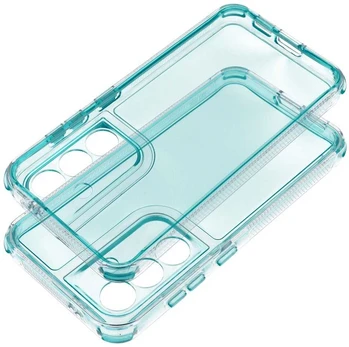 MATRIX CLEAR DĖKLAS, skirtas SAMSUNG S25 Edge Mint