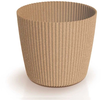 Milly Eco Wood apvalus sodo vazonas 30 cm PROSPERPLAST