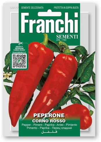 Paprikos vienmetės CORNO ROSSO