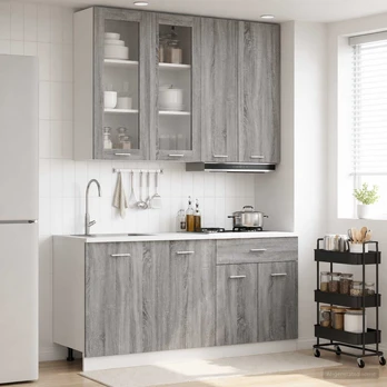 Virtuvės vienetas LYON 4 pcs Pilka Sonoma Apdirbta mediena