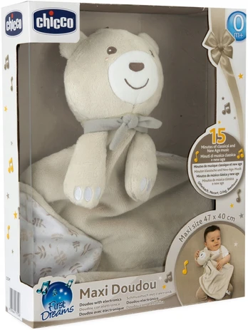 Migdukas, meškiukas Chicco Maxi Doudou, smėlio