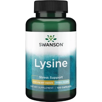 Swanson L - Lizinas 500mg 100 Kapsulių