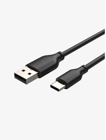 Cabletime USB 2.0 kabelis, USB-C: Han - USB-A: Han, 1,0m, 3A Max,