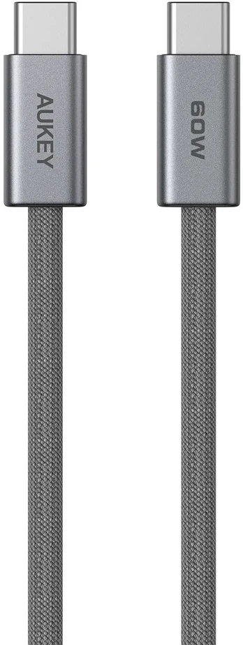 Kabel USB Aukey USB-C - USB-C 1.8 m Szary (Aukey)