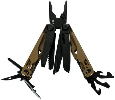 Daugiafunkcis įrankis M-TAC Multitool Type 9 11-in-1, rudas / juodas