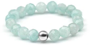 Agato Mineral ring with amazonite POL-R08