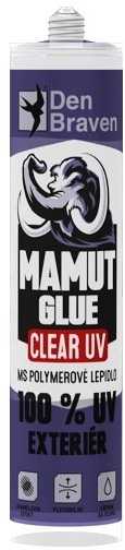 Den Braven MAMUT GLUE Clear UV 290ml transparent
