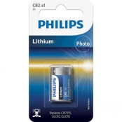Battery Philips CR2 Lithium 3 V (CR17355) kaina