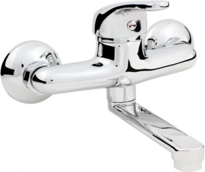 Hydroland Joker sieninis baseino maišytuvas, chromas (5900308736357)