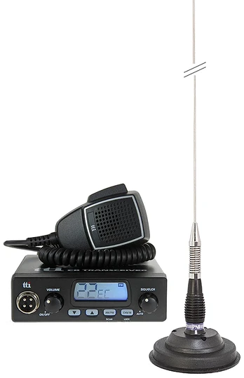 CB TTi TCB-550 radijo stoties komplektas + PN100 ML100 antena