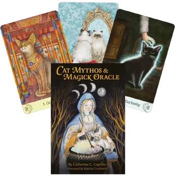 Cat Mythos & Magick Oracle kortos US Games Systems