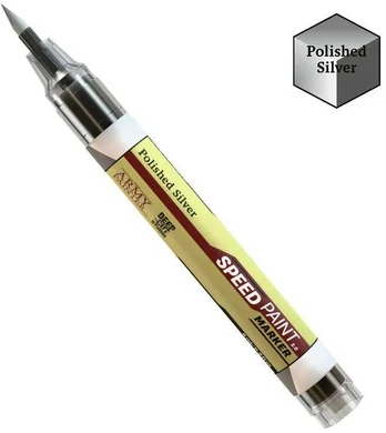 The Army Painter - Speedpaint Marker: Polished Sidabrinis