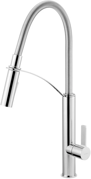 Kitchen faucet with pull-out spout