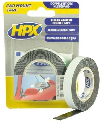 Usorteret HPX dobbeltklæbende tape 12mmx2m