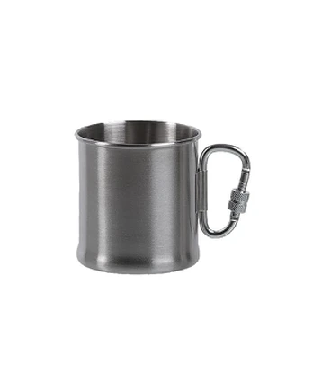 Mil-Tec 250ML S/STEEL KARABINER CUP