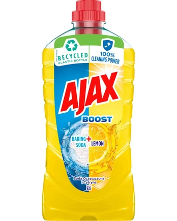 Universali valymo priemonė AJAX Boost Baking Soda + Lemon, 1000 ml