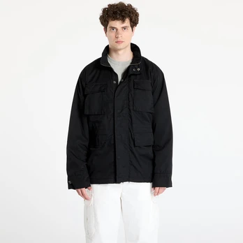 Urban Classics Big M-65 Jacket Black - Dydis XL (TB4457 Black Striukės)