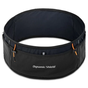 Juodas universalus juosmens diržas - dėklas (M) "Spigen A712 Dynamic Shield Waist"