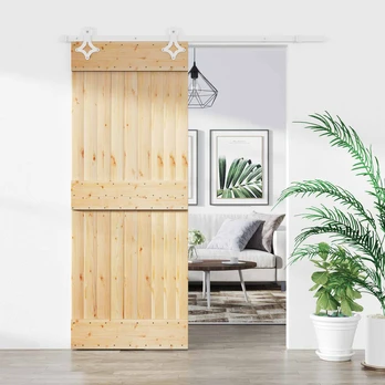 Slankios durys Natūrali ir Balta 80 x 210 cm
