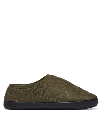 Calvin Klein Naminės šlepetės Home Slipper Quilted Rip Emblem HM0HM02280 Chaki