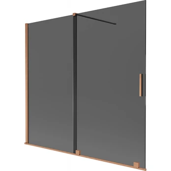 Vonios sienelė Mexen Velar, 170 cm x 150 cm, brushed copper sp.